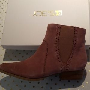 Joes Jean's Leather Ankle Booties
